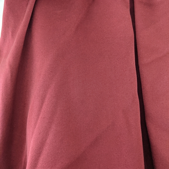 BCBGMAXAZRIA Sangria Red Blouse XXS - Picture 4 of 4